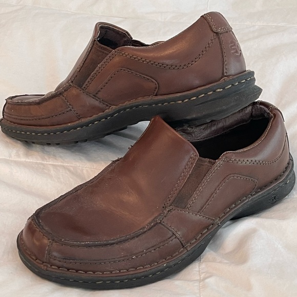 Carrera Men's Rich Brown Slip-On Loafers - Picture 1 of 5